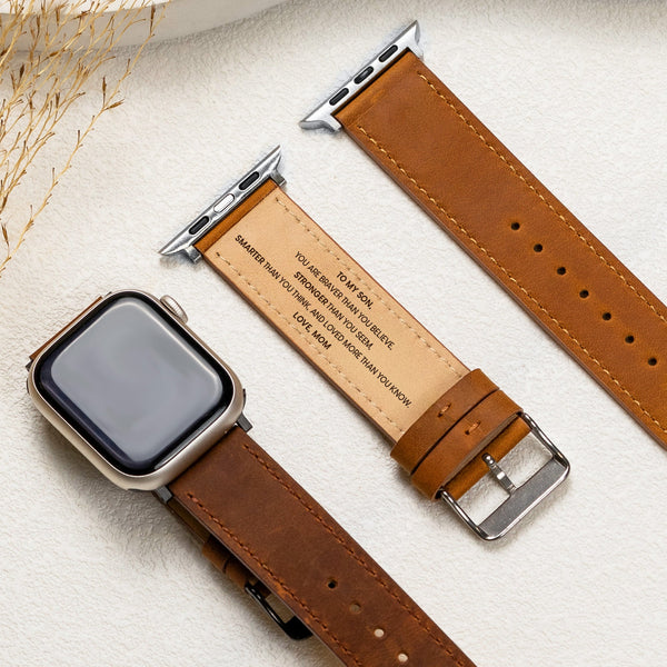To My Son Through Good Times & Bad, I Will Always Be Your Dad, Mom - Personalized Watch Band