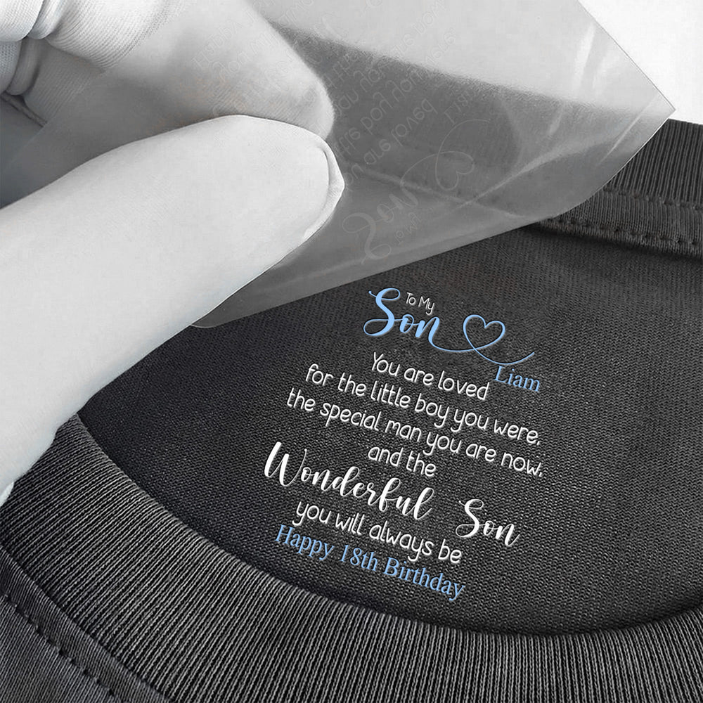 To My Son You Are Loved Wonderful Son Gift For Him - Personalized Shirt