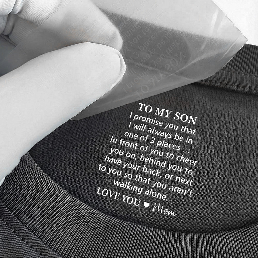 To My Son You Aren’t Walking Alone Gift For Him - Personalized Shirt