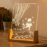 To The World, You Are A Mom, But To Me, You Are My Whole World - Personalized Night Light