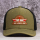 Father's Day Gifts, Top Dad, Grandpa, Papa - With Kids' Names - Personalized Leather Patch Hat
