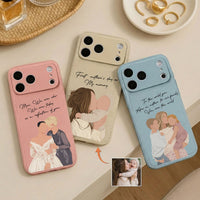 Mother's Day Gifts, Turn Photo Into Faceless Art - For Mom, Daughter, 1st Mother's Day Gift - Personalized Phone Case
