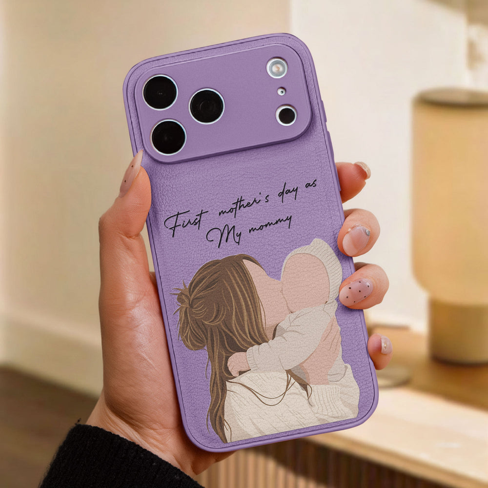 Mother's Day Gifts, Turn Photo Into Faceless Art - For Mom, Daughter, 1st Mother's Day Gift - Personalized Phone Case