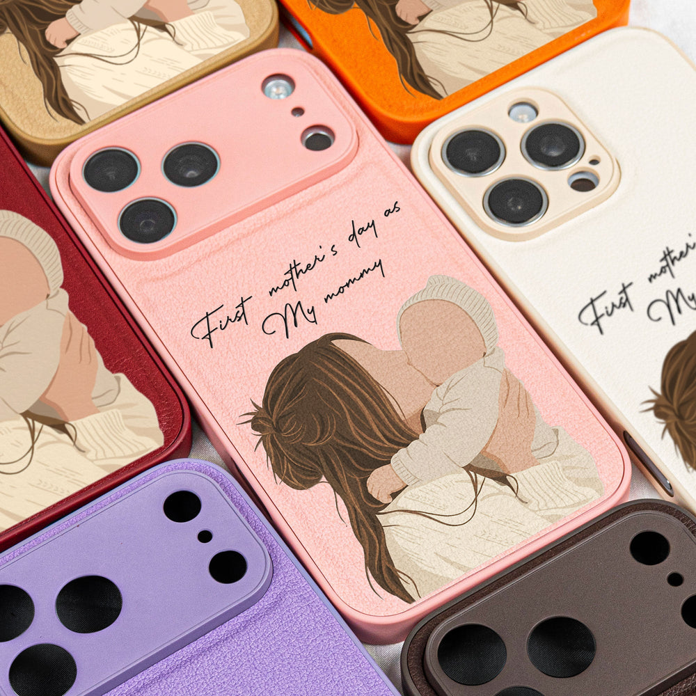Mother's Day Gifts, Turn Photo Into Faceless Art - For Mom, Daughter, 1st Mother's Day Gift - Personalized Phone Case