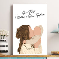Mother's Day Gifts, Turn Photo Into Faceless Art - Mother's Day Gift For Mom, Mum, Family - Personalized Poster