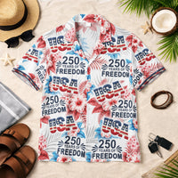 USA 250th Birthday Eagle Patriotic - Personalized Hawaiian Shirt