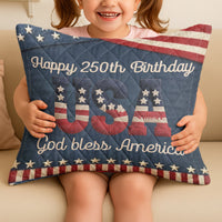 USA 250Th Birthday Faux Yarn Pattern - Custom Blanket