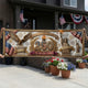 USA Semiquincentennial Decor Faux Pattern - Personalized Banner