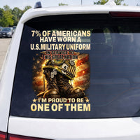 Veteran Memorial 250 Years Of Freedom Military Tribute - Personalized Decal