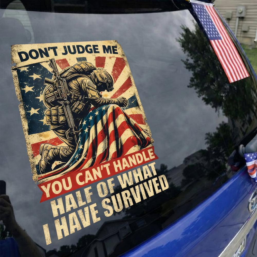 Veteran Memorial 250 Years Of Freedom Military Tribute - Personalized Decal