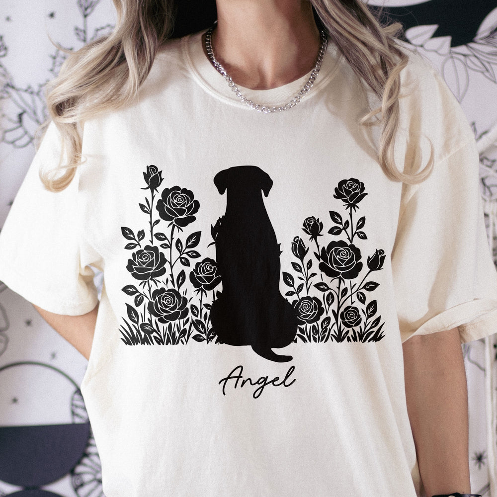 Vintage Dog Floral - Personalized Shirt