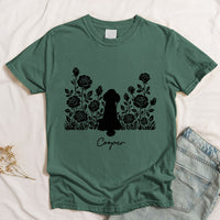 Vintage Dog Floral - Personalized Shirt