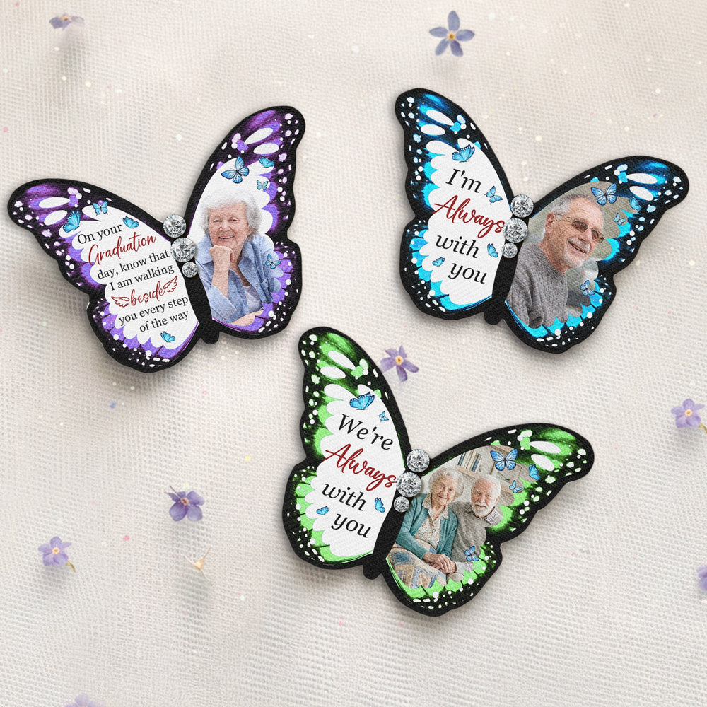 Walking Beside You Graduation Gift For Her, Him - Personalized Brooch