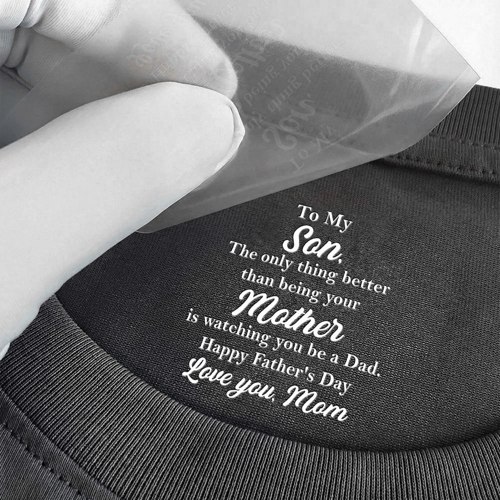 Watching You Be A Dad - Father's Day Gift, 1st Gifts For New Dad, Son, Husband - Personalized Shirt