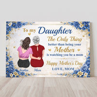 Watching You Be A Mom - Personalized Poster