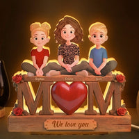 We Love You Mother's Day Gift For Mom, Mum, Wife - Personalized Night Light