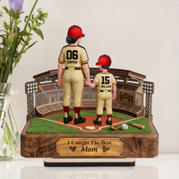 We Caught The Best Mom, Dad - Personalized Wooden Plaque