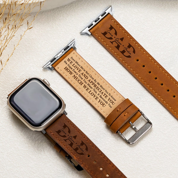 We Hope Every Time You Wear This, It Reminds You How Much We Love You - Personalized Watch Band