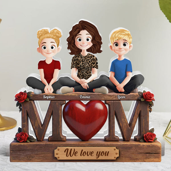 We Love You Mother's Day Gift For Mom, Mum, Wife - Personalized Night Light