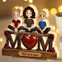 We Love You Mother's Day Gift For Mom, Mum, Wife - Personalized Night Light