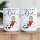 We Scored The Best Dad - Personalized Mug | Sports Dad Gift