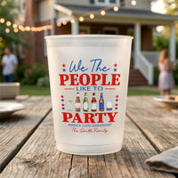 We The People Like To Party - Personalized Cups