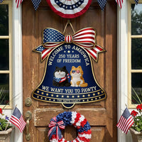 We Want You To Pawty - Personalized Wood Sign