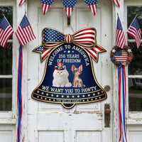 We Want You To Pawty - Personalized Wood Sign