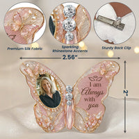 Walking With You Today & Always – Personalized Butterfly Bridal Brooch