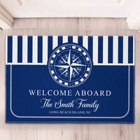 Welcome Aboard - Personalized Doormat