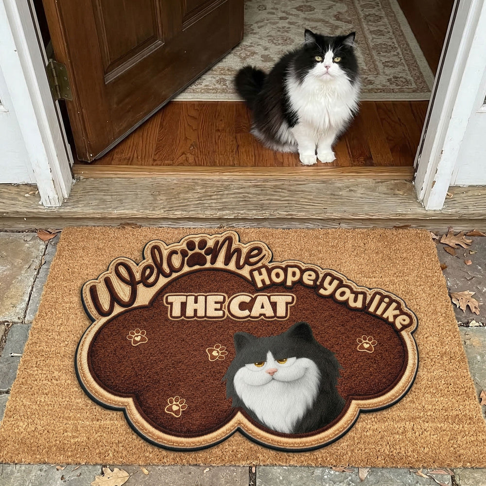 Welcome Hope You Like Dogs - New Version - Personalized Doormat