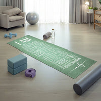 Yoga Positive Affirmations - Personalized Yoga Mat