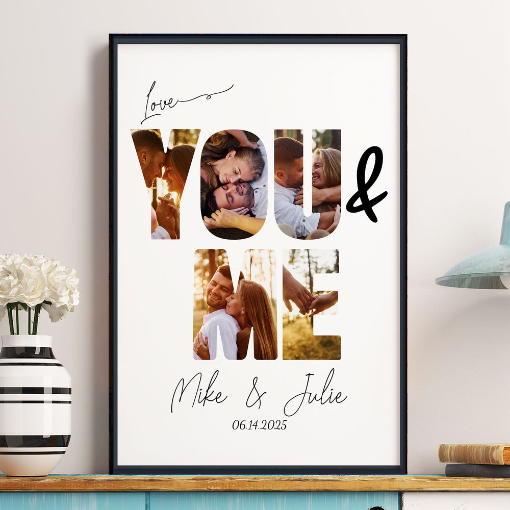 You & Me We Got This - For Couples, Anniversary, Valentine's Day Gifts - Personalized Photo Poster