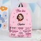 You Are Bible Verses - Personalized Backpack