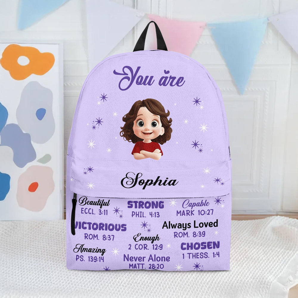 You Are Bible Verses - Personalized Backpack