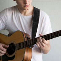 You've Filled Our Home With Beautiful Music - Personalized Leather Guitar Strap