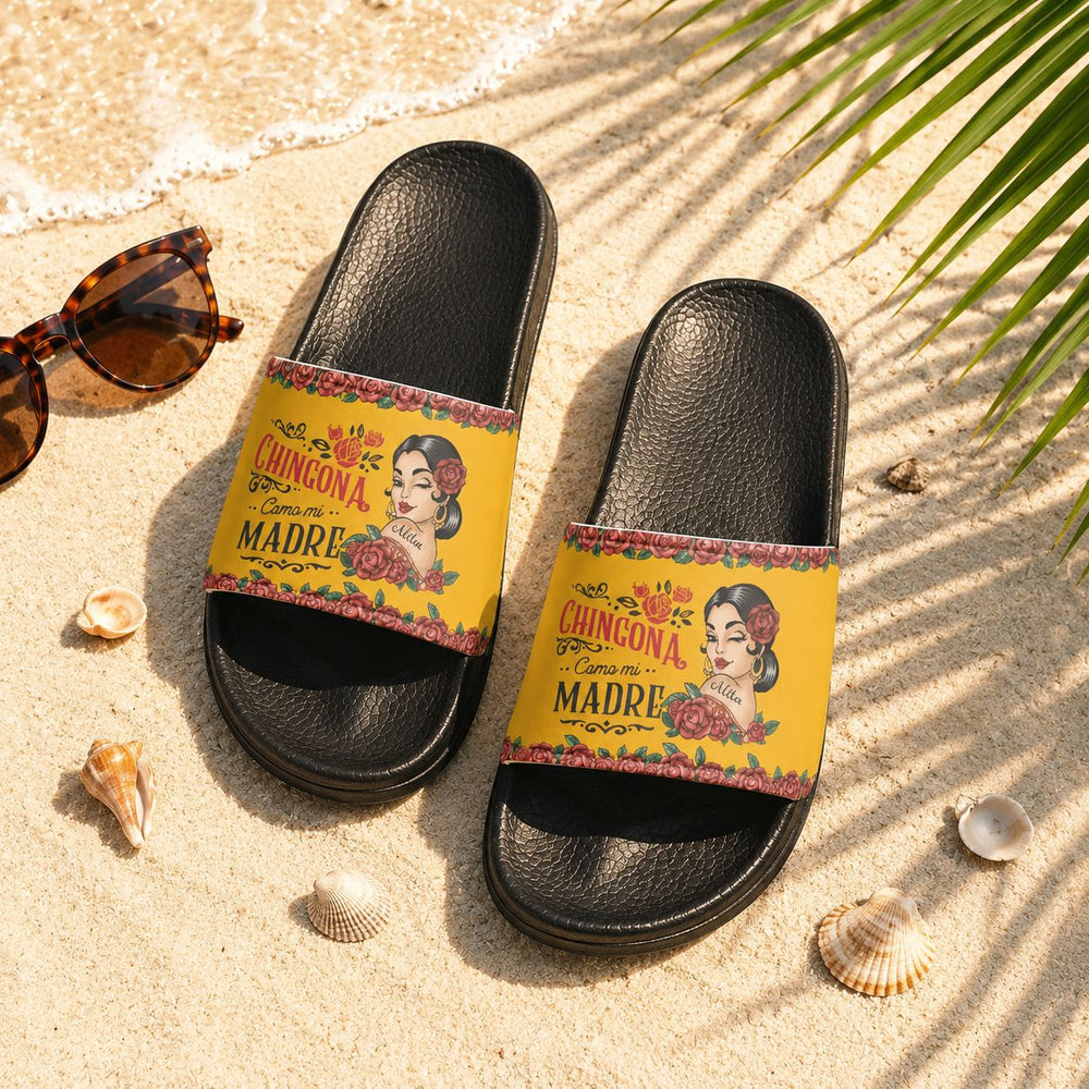 Chingona Como Mi Madre - Personalized Sandals