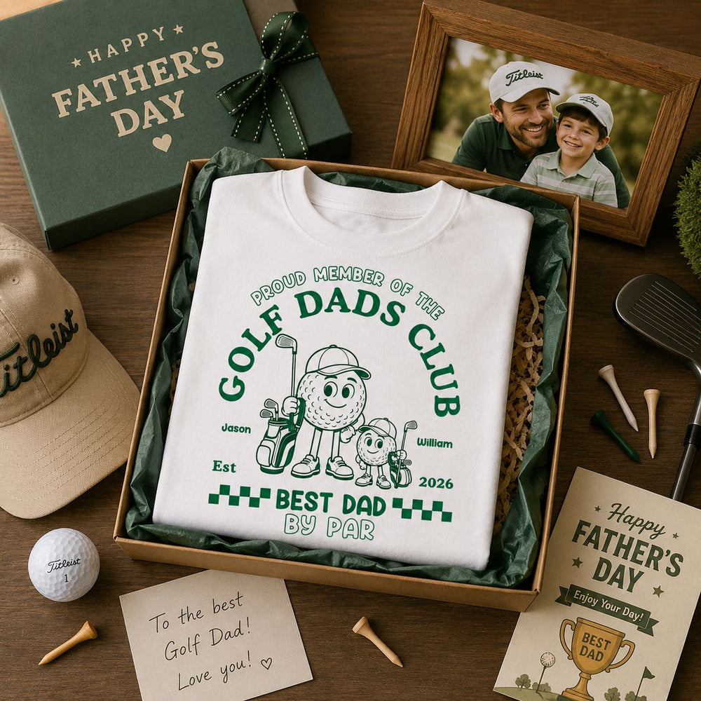 Daddy And Me Golf Matching Tee - Personalized Shirt 2