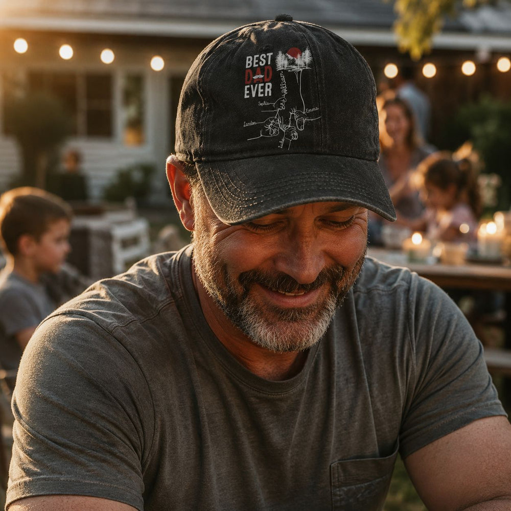 Father's Day Gifts, Father's Day Gifts, Best Dad Ever - Personalized Cap | Classic Gift For Dad