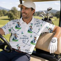 My Lucky Golf Shirt - Personalized Photo Polo Shirt