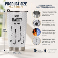 Father's Day Gifts, Best Dad By Par, Best Grandpa By Par | Funny Golf Gift