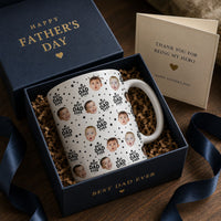 Best Dad Ever Custom Funny Kid Face Father's Day Gift For Dad, Husband, Grandpa - Personalized Mug | Gift For Dad & Grandpa