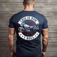 This Is How I Roll Personalized Upload Vehicle Photo For Biker New, Biker Gift,Motorcycle Gift, Motorbike Shirt, Motorcycle Photo Customized