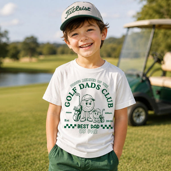 Daddy And Me Golf Matching Tee - Personalized Shirt 2