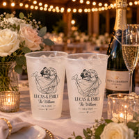 Custom Couples Photo Wedding Favors - Personalized Cups