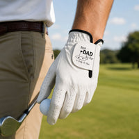 Best Dad By Par Golf Dad - Personalized Golf Glove