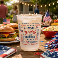 We The People Like To Party Family Name - Personalized Cups