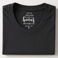 Look At You Landing Our Mom And Getting Us As A Bonus - Personalized Shirt | Funny Bonus Dad Gift