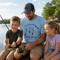 Hooked On Dad, Grandpa - Personalized Shirt