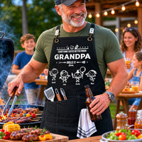 Everything Tastes Better When Grandpa, Dad Grills It - Personalized Apron